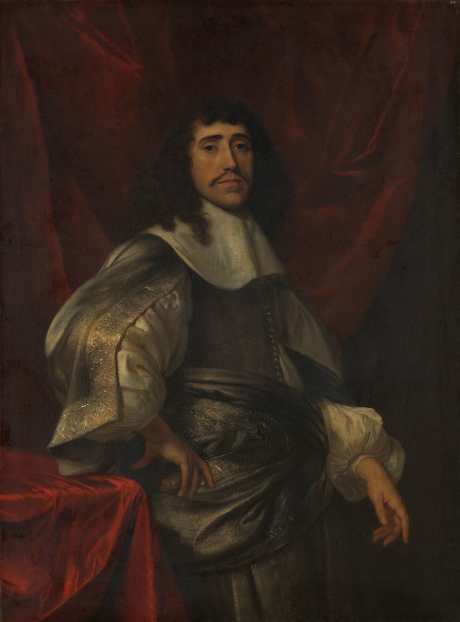 Portret van een man, vermoedelijk Christoffel van Gangelt, tweede echtgenoot van Lucretia Boudaen door Jacob van Loo (attributed to)