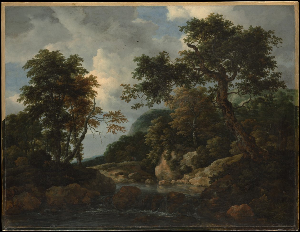 De bosbeek door Jacob van Ruisdael