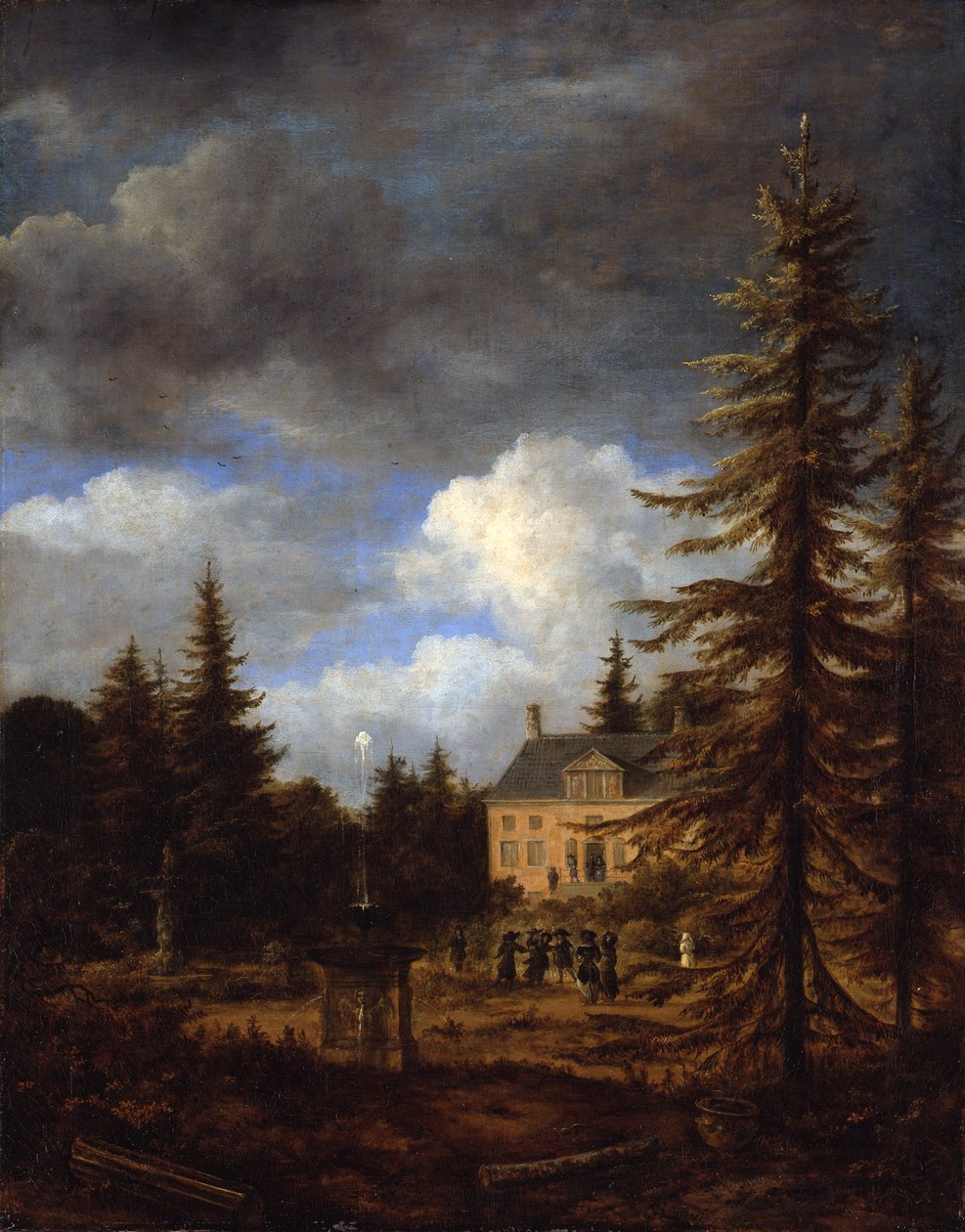 Het huisje door Jacob van Ruisdael