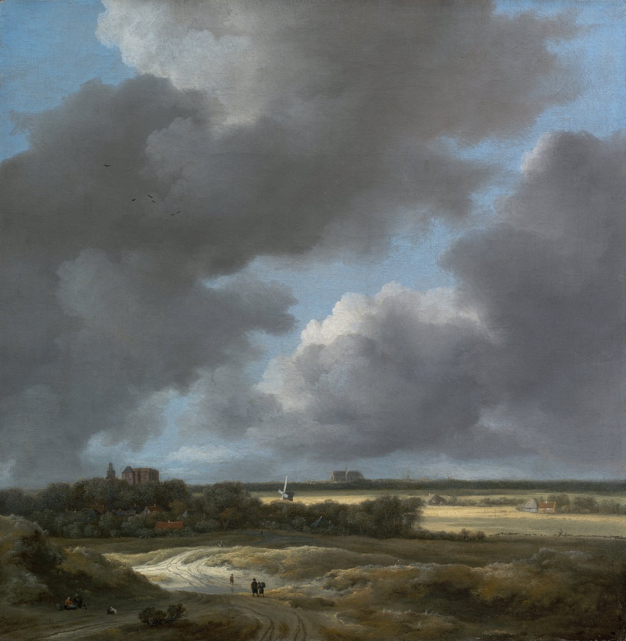 Uitzicht op Alkmaar door Jacob van Ruisdael