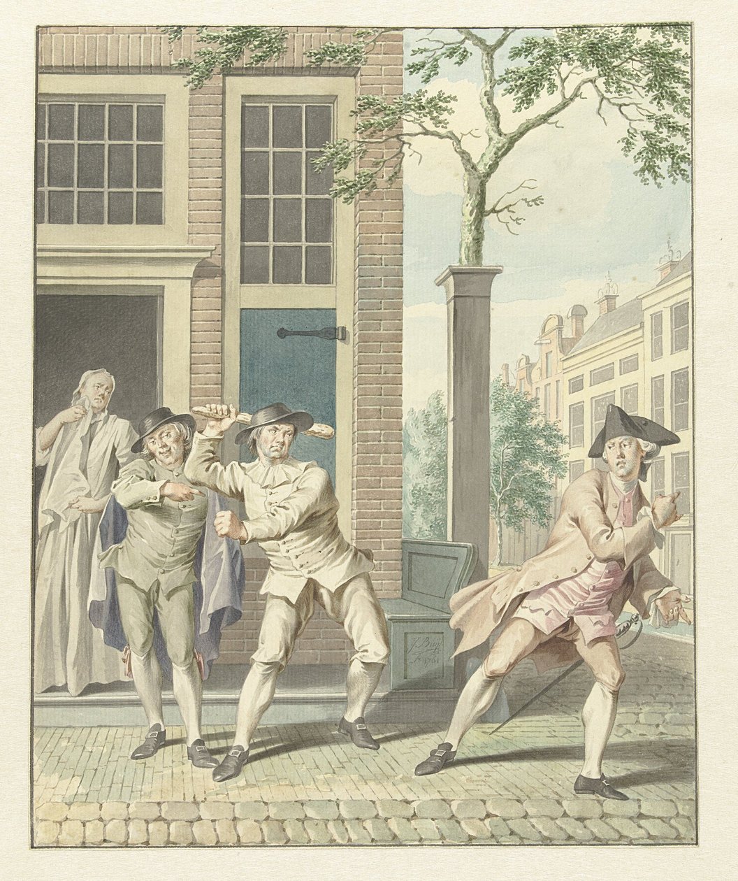 Scene uit Pefroen met het schaapshoofd door Jacobus Buys