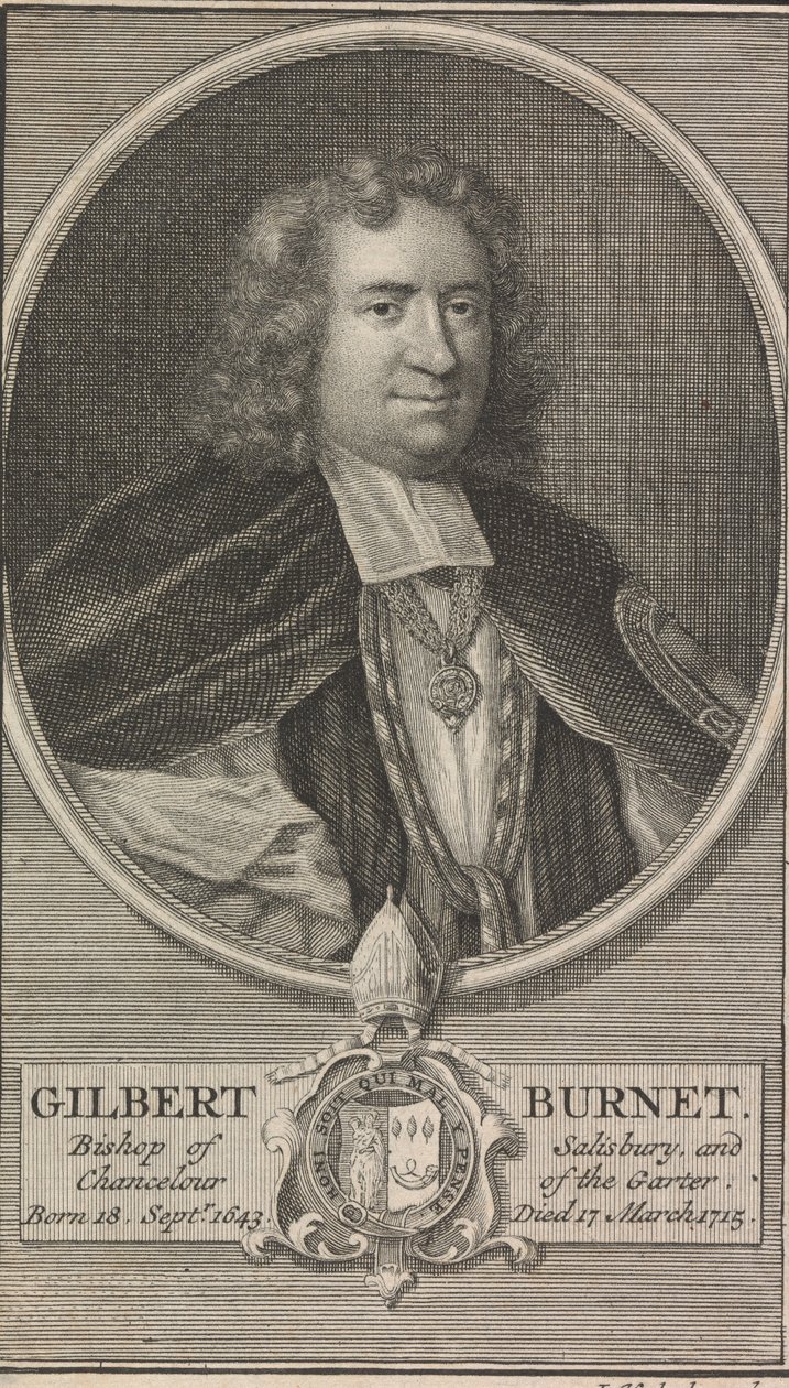 Gilbert Burnet, bisschop van Salisbury door Jacobus Houbraken