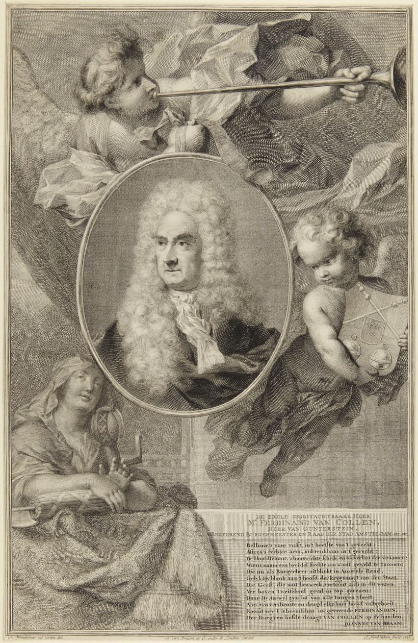 De heer Ferdinand van Collen door Jacobus Houbraken