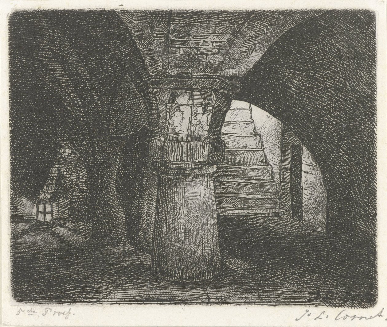 Keldergewelf door Jacobus Ludovicus Cornet