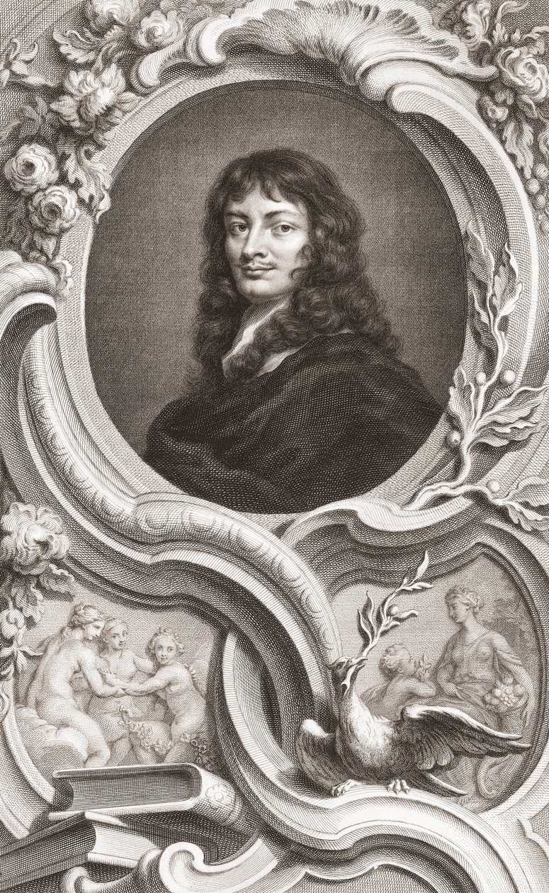 Sir William Temple door Jacobus and Vertue George Houbraken