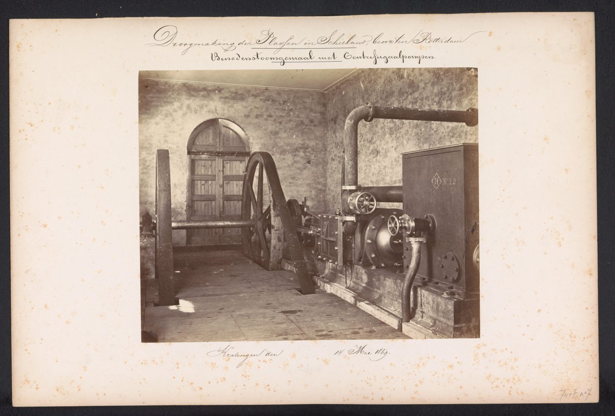Benedenstoomgemaal met Centrifugaalpompen door Jacobus van Gorkom jr.