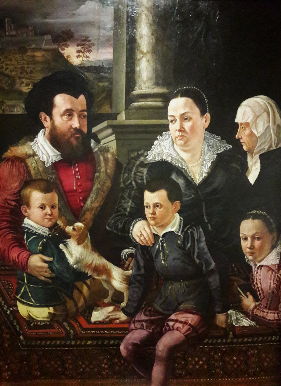 Familieportret door Jacopo da Empoli