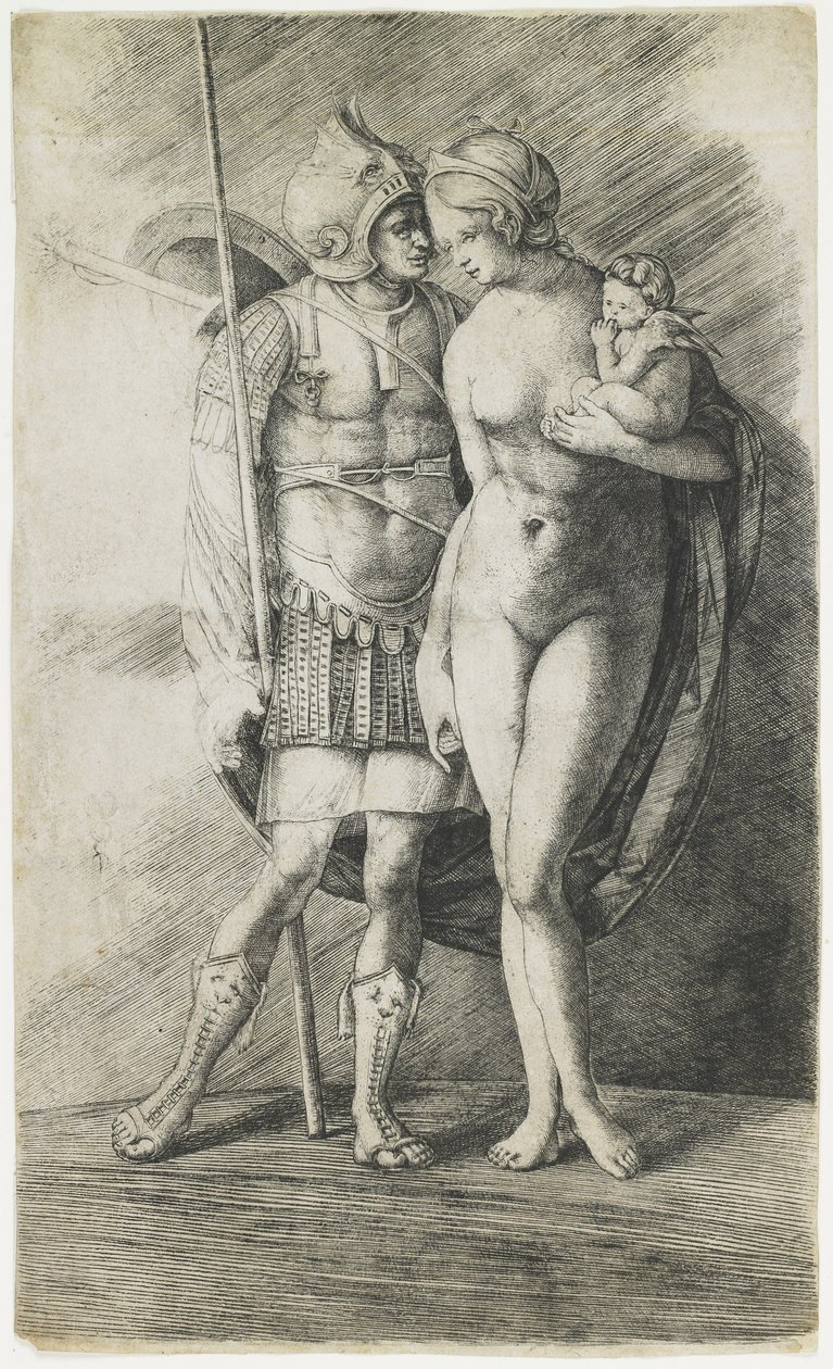 Mars en Venus door Jacopo de Barbari