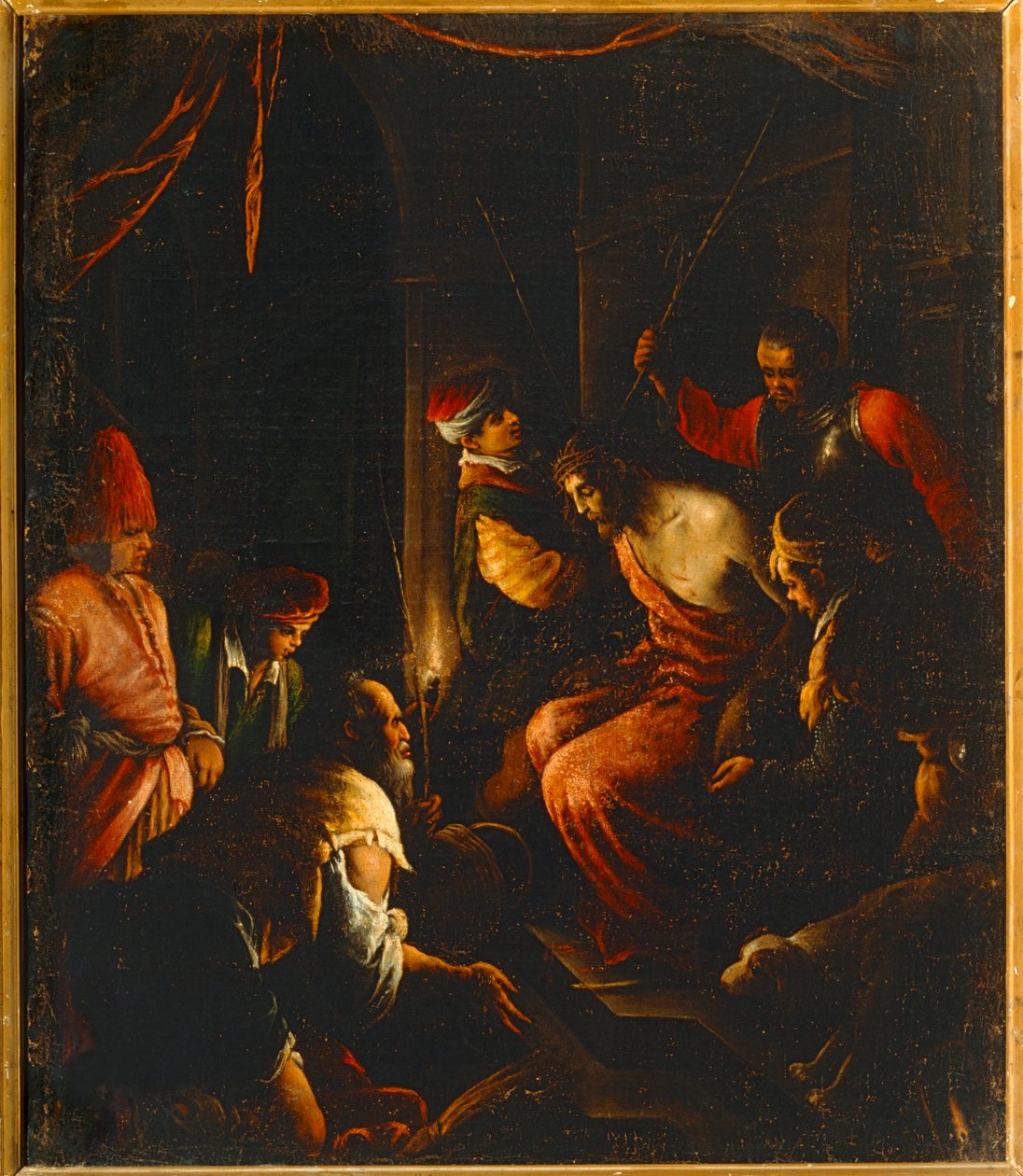 Doornenkroon (schilderij) door Jacopo (1510-92) Bassano