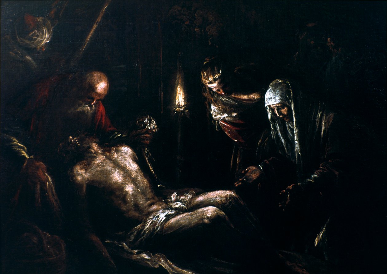 Kruisafneming, 16e eeuw door Jacopo Bassano il vecchio