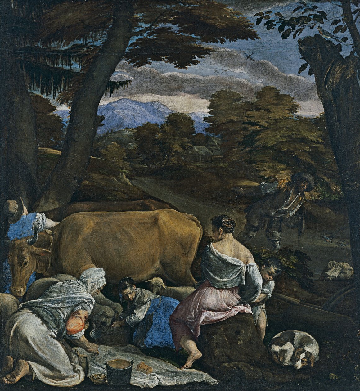 De gelijkenis van de zaaier door Jacopo Bassano il vecchio