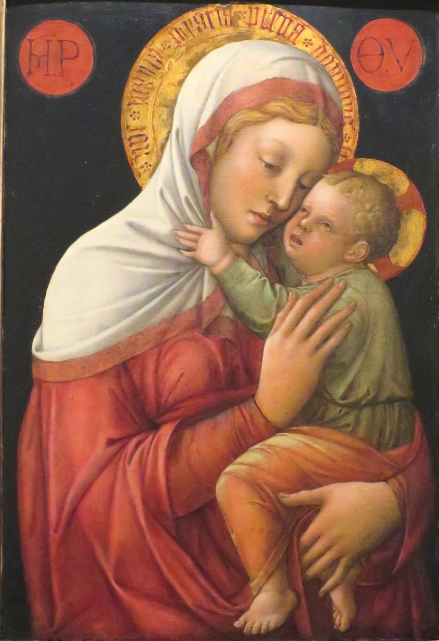 Madonna met kind door Jacopo Bellini