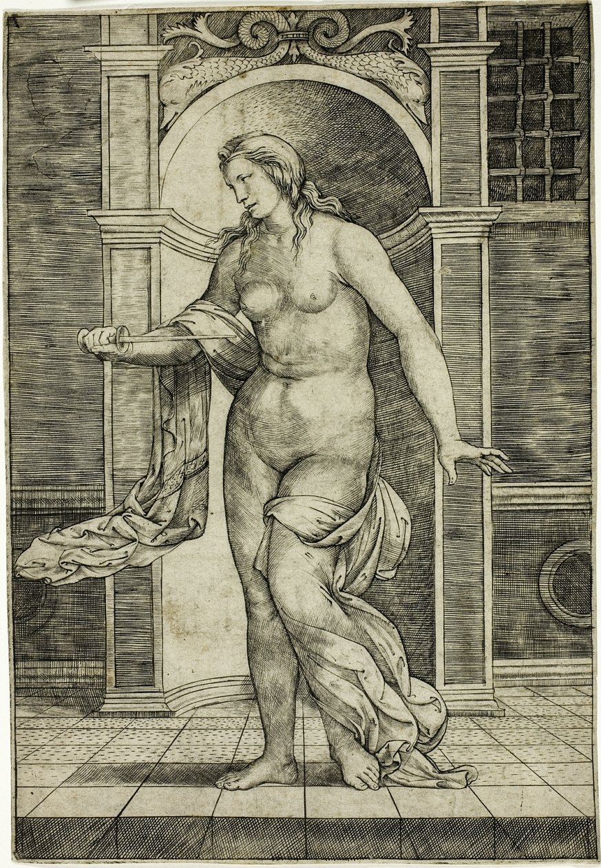 Lucretia door Jacopo Francia