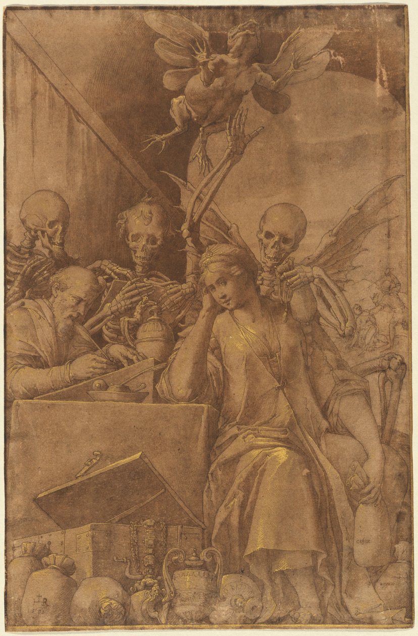 Hebzucht door Jacopo Ligozzi