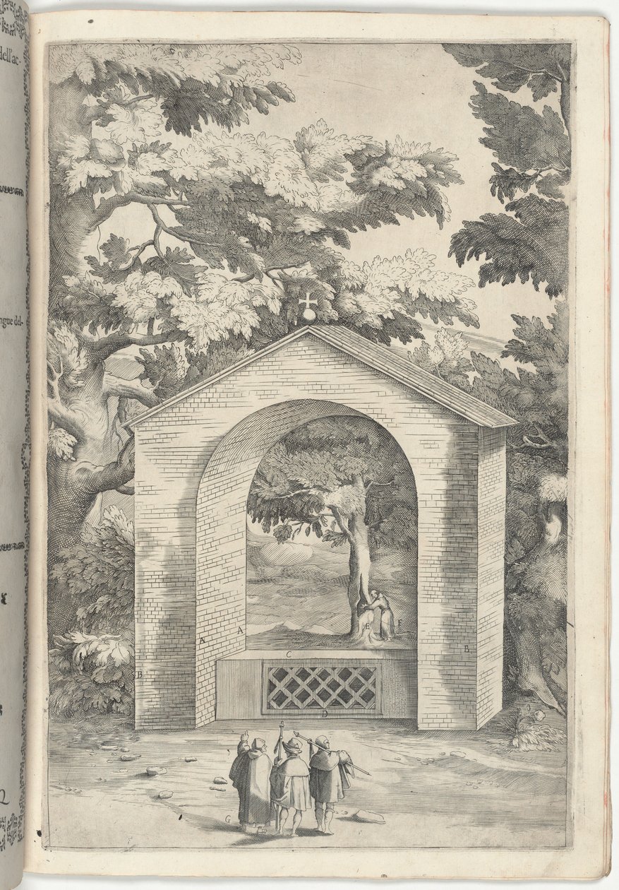 Kapel van de Bron in de Beuk (plaat Q) door Jacopo Ligozzi