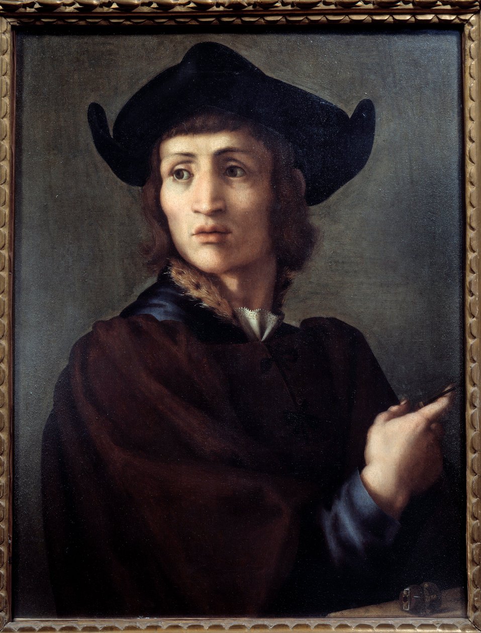 Portret van een juwelier door Jacopo Pontormo