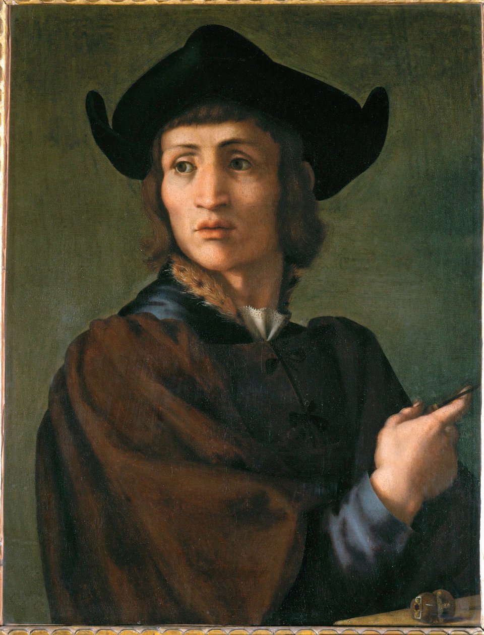 Portret van een juwelier ... door Jacopo Pontormo