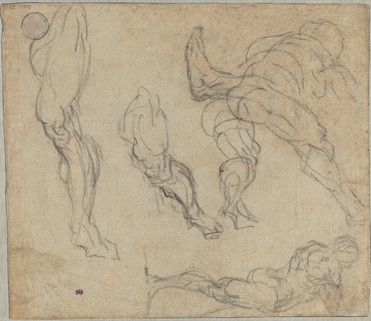 Figuren en Benen door Jacopo Robusti Tintoretto