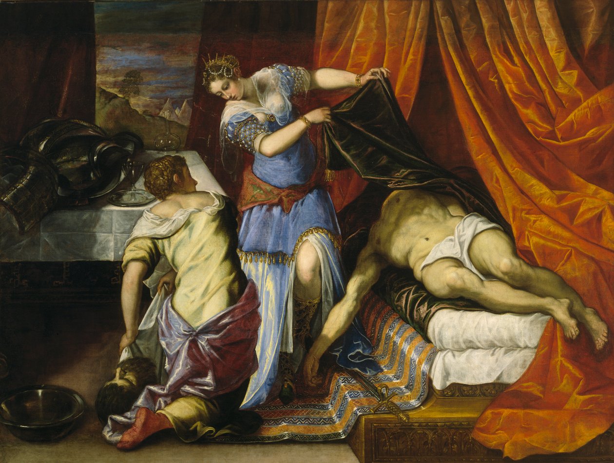 Judith en Holofernes door Jacopo Robusti Tintoretto
