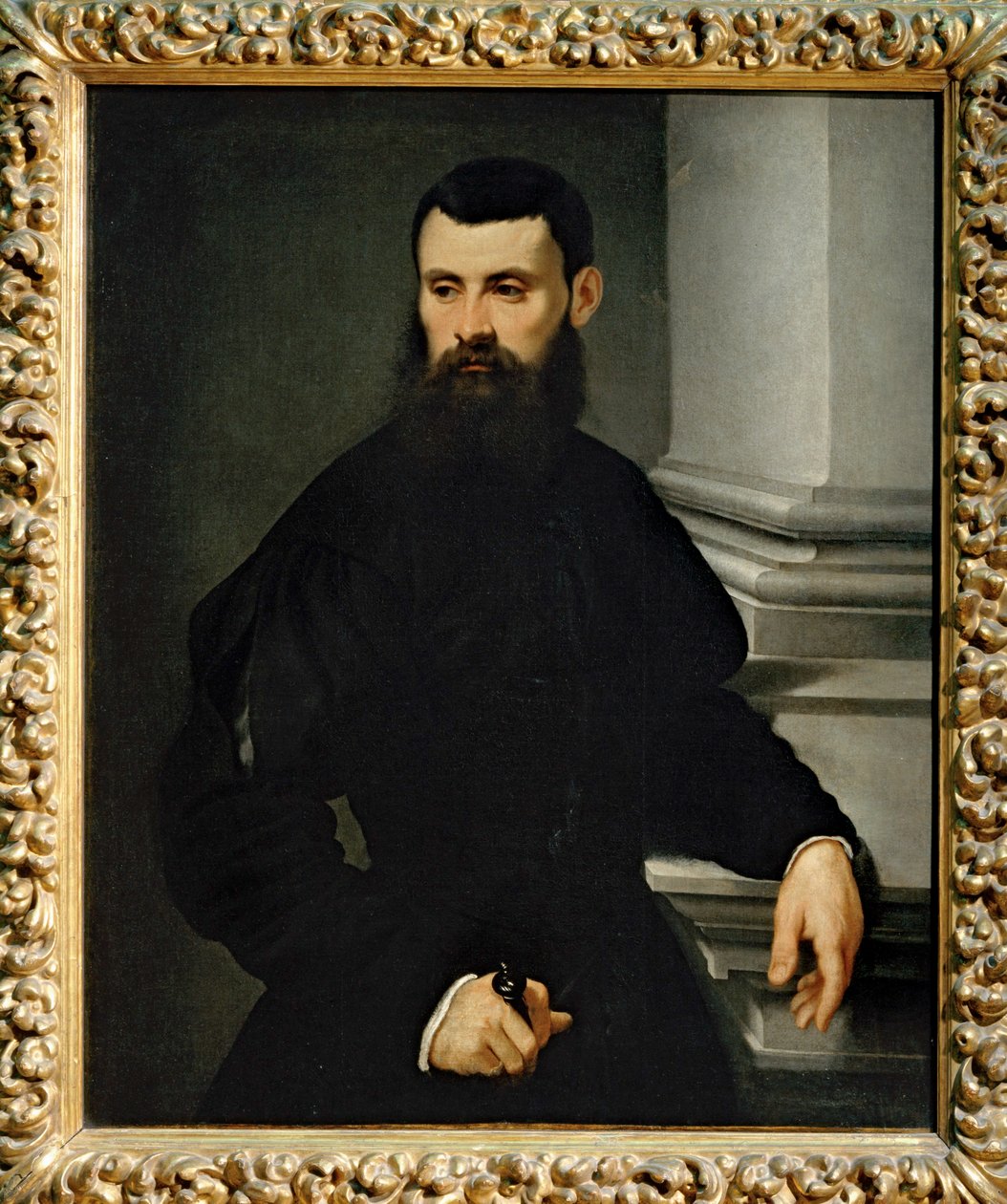 Portret van een man - Portret van een man ... door Jacopo Robusti Tintoretto