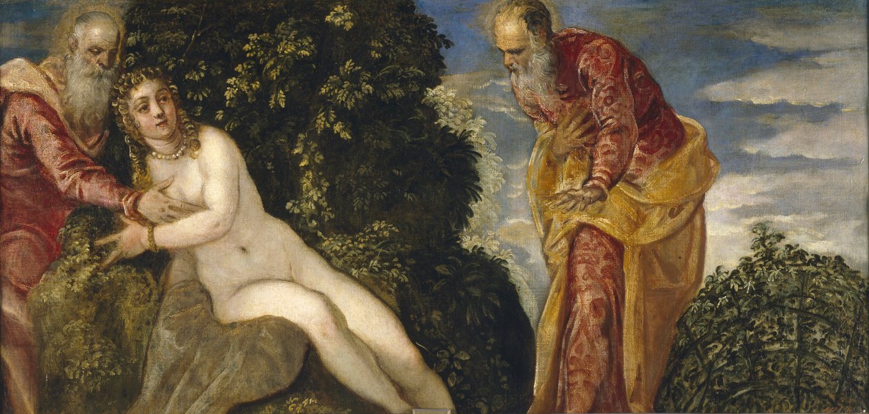 Susanna en de Ouderen door Jacopo Robusti Tintoretto