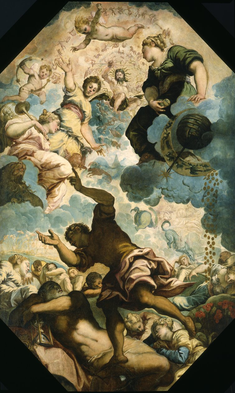 De dromen van mannen door Jacopo Robusti Tintoretto