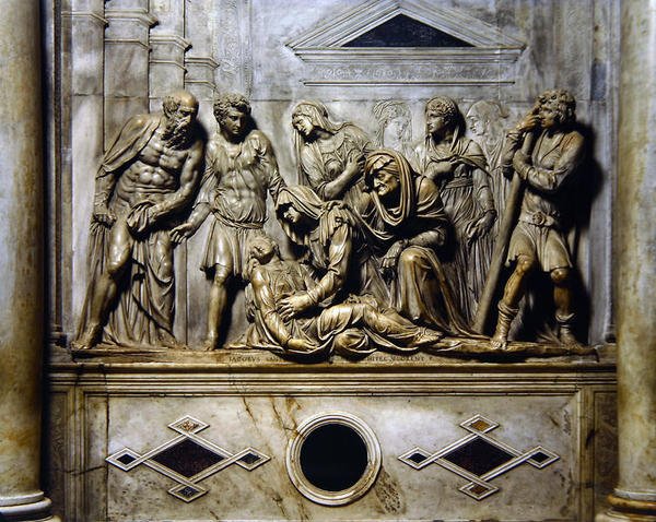 Wederopstanding van een verdronken meisje door Jacopo Sansovino