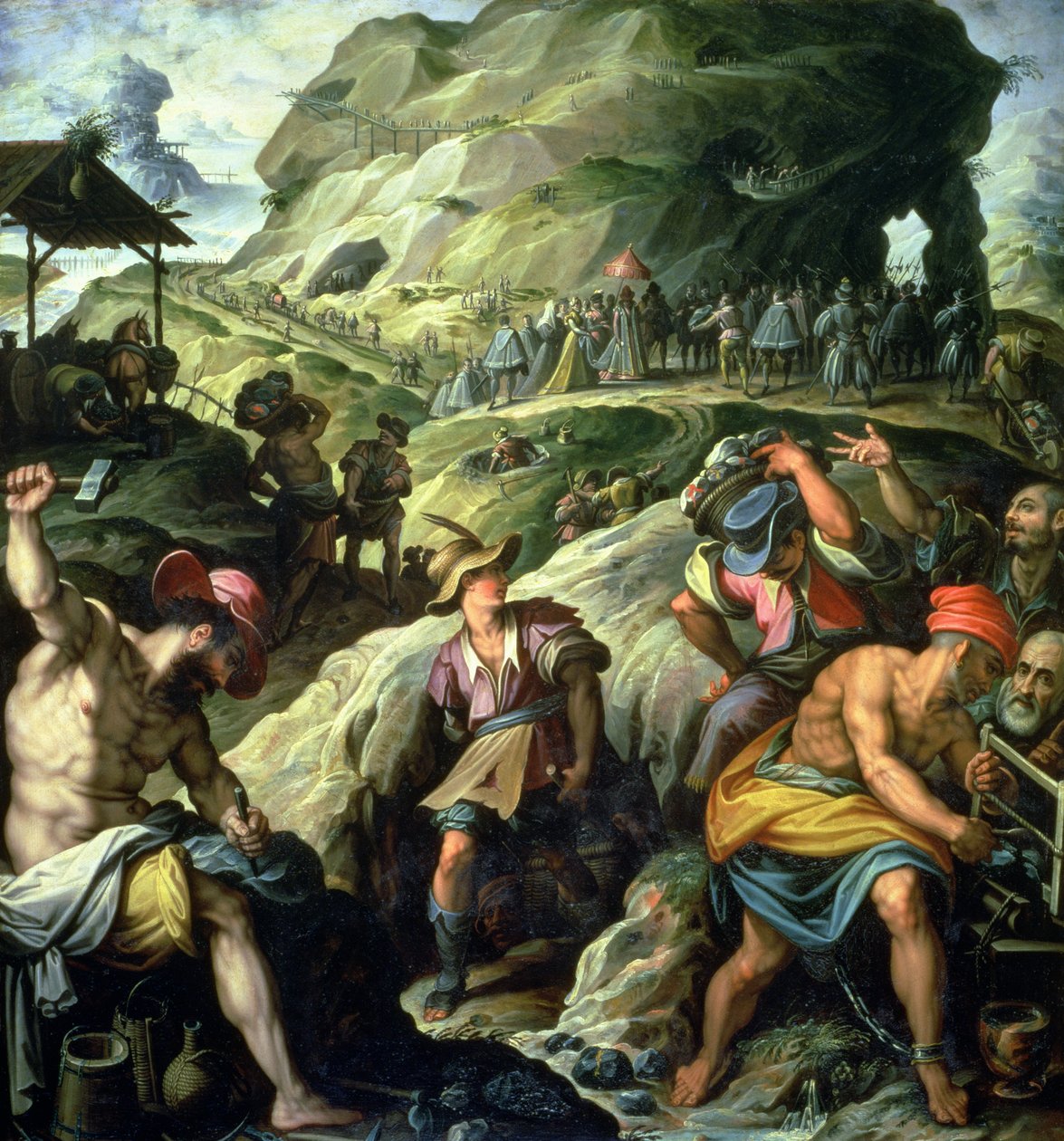 De mijn door Jacopo Zucchi