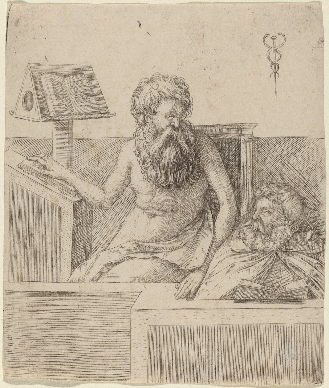 Twee filosofen door Jacopo de