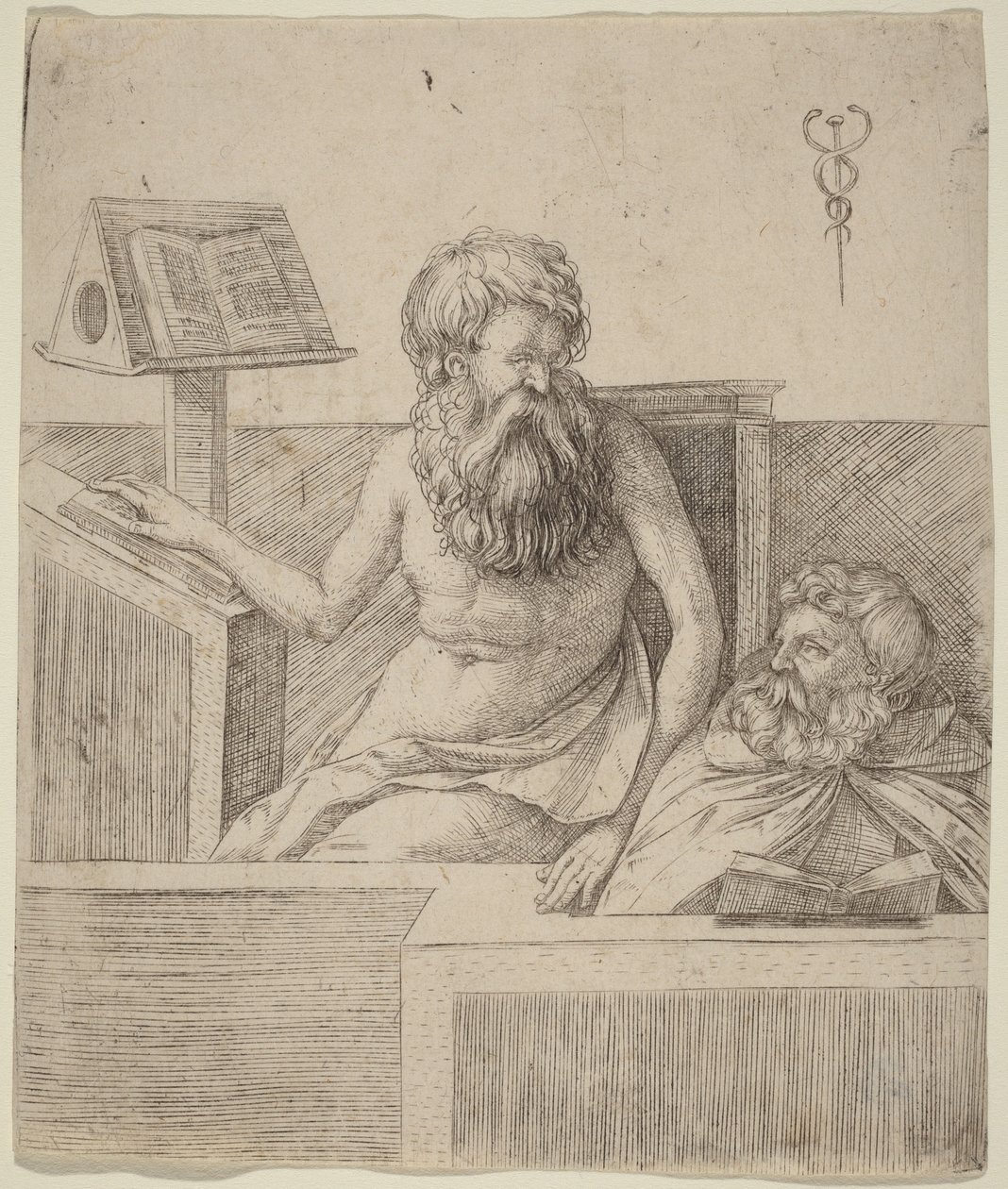Twee filosofen door Jacopo de