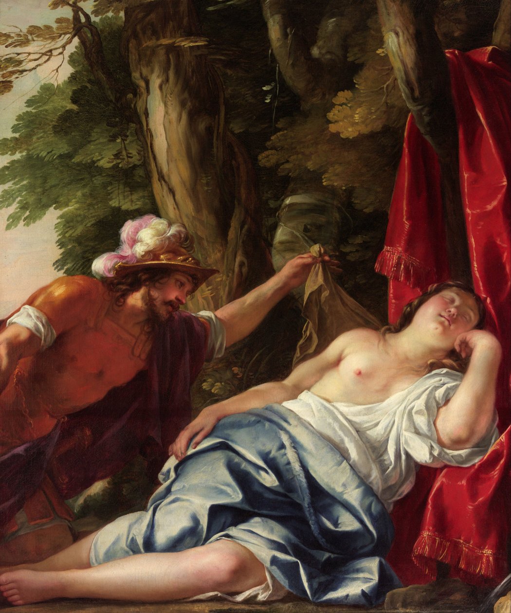 Mars en de Vestaalse maagd door Jacques Blanchard