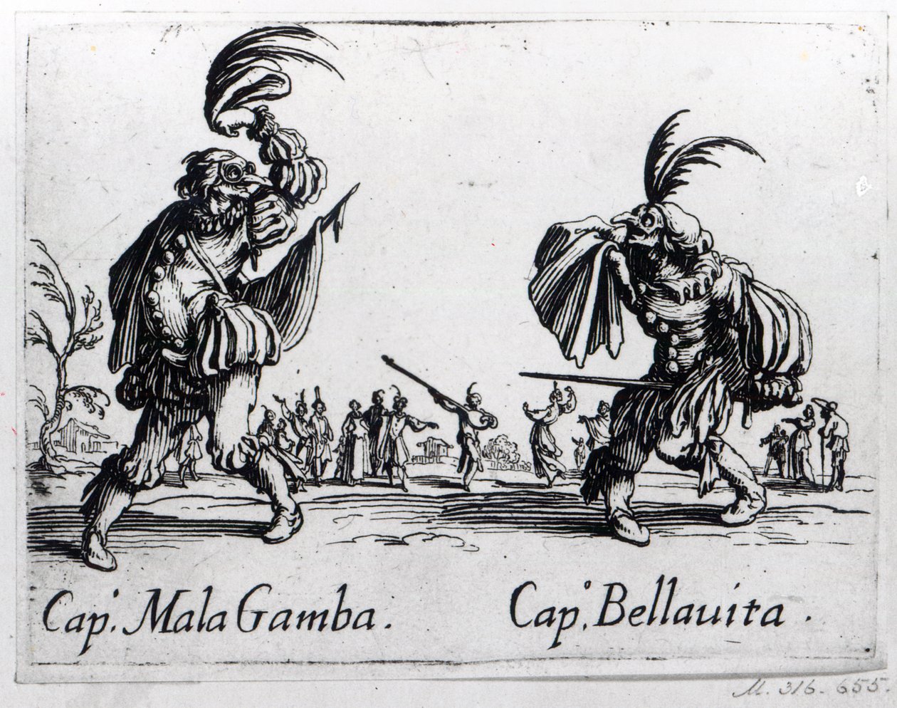 Balli de Sfessania door Jacques Callot