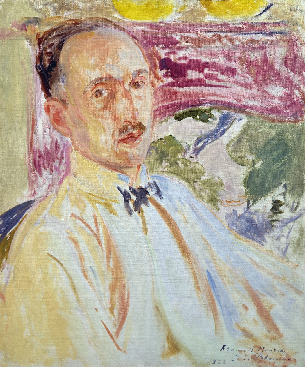 Studie voor een portret van Francois Mauriac, 1923 door Jacques Emile Blanche