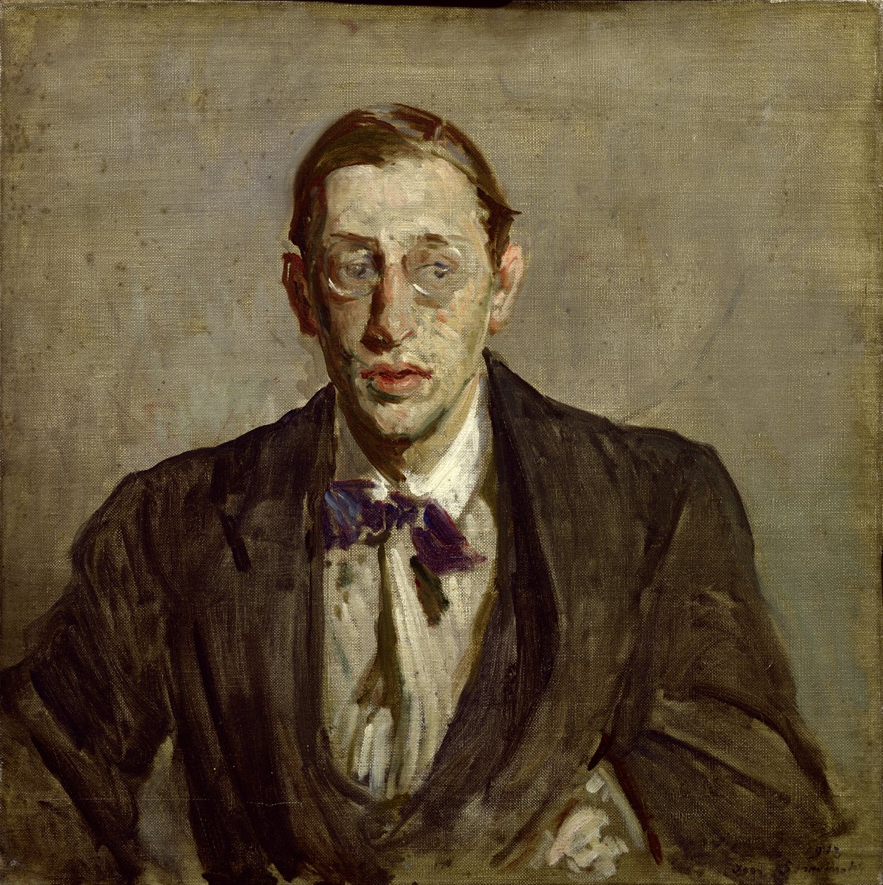 Studie voor een portret van Igor Stravinsky (1882-1971), 1913 door Jacques Emile Blanche
