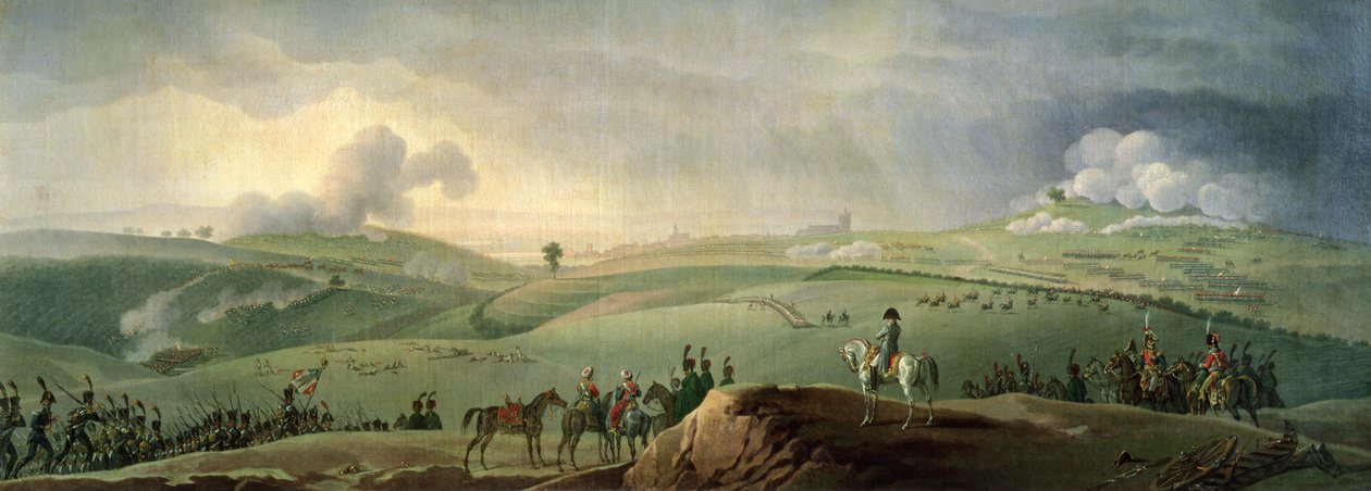 Napoleon I (1769-1821) Observeert de Slag bij Austerlitz, 2 december 1805 door Jacques Francois Joseph Swebach