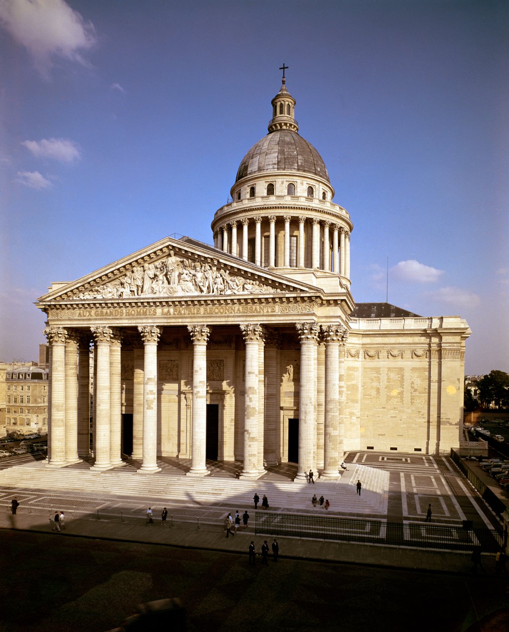 Uitzicht op de gevel, gebouwd 1757-90 door Jacques Germain Soufflot