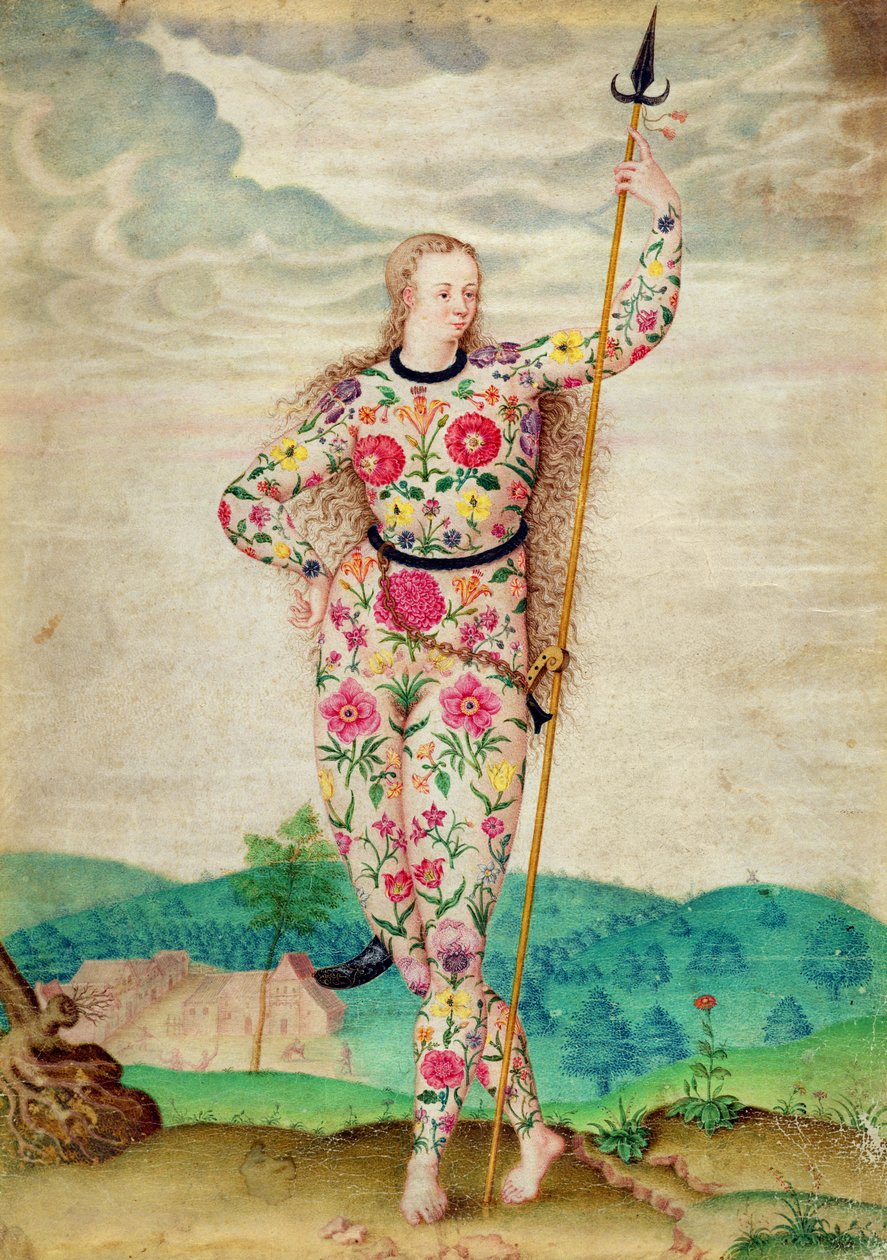 Een Jonge Dochter van de Picten, c.1585 door Jacques Le Moyne
