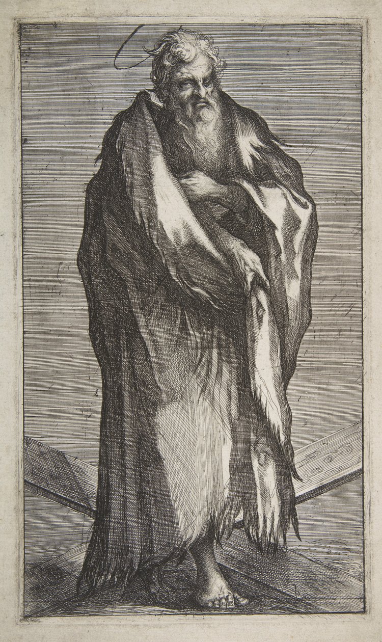 Sint Andreas door Jacques Bellange
