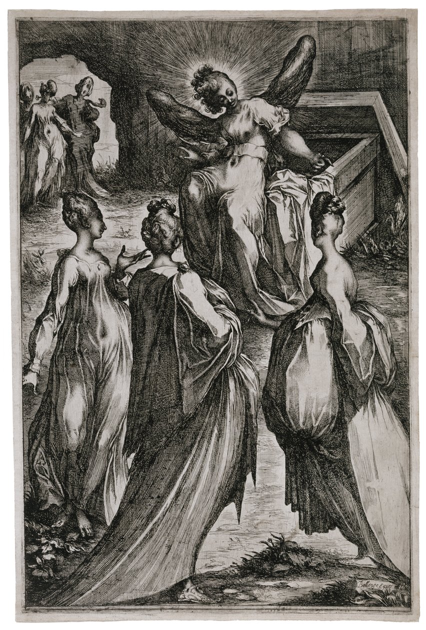 De Heilige Vrouwen bij het Graf door Jacques Bellange