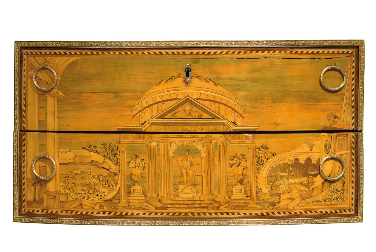(detail) van een Louis XVI commode, ca.1770-75 door Jacques Birckle
