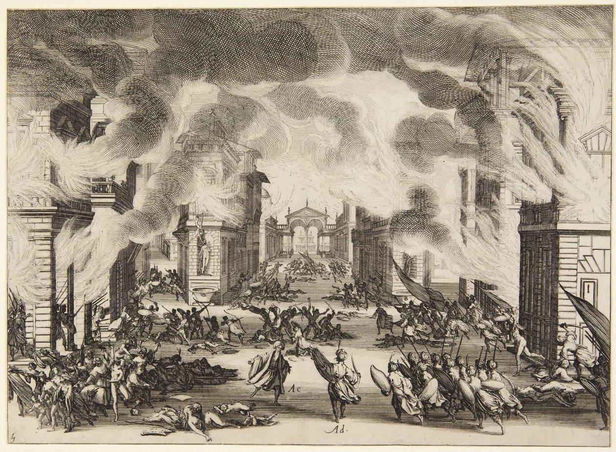 Akte 5, uit de serie Soliman door Jacques Callot