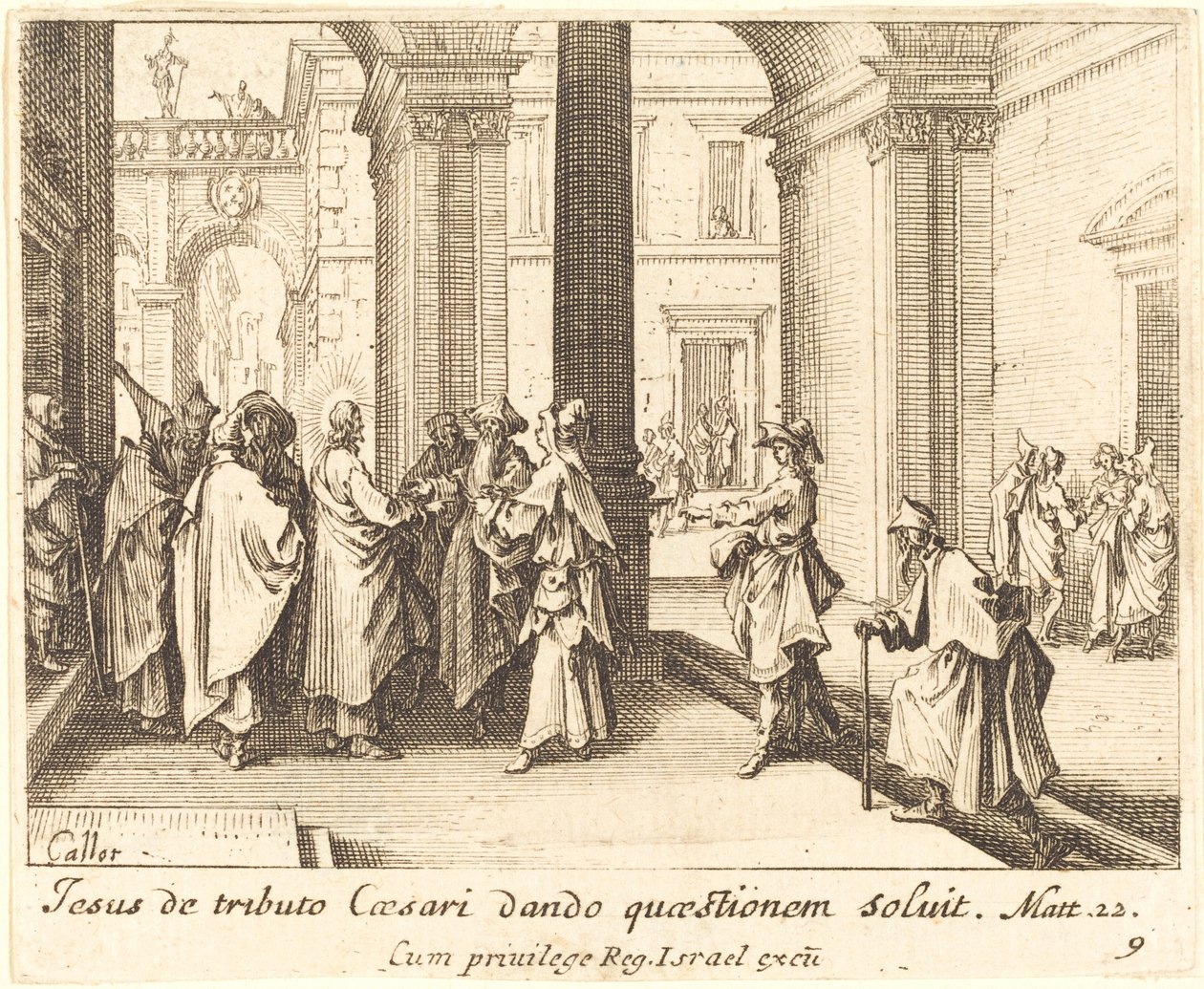 Caesars Munt door Jacques Callot