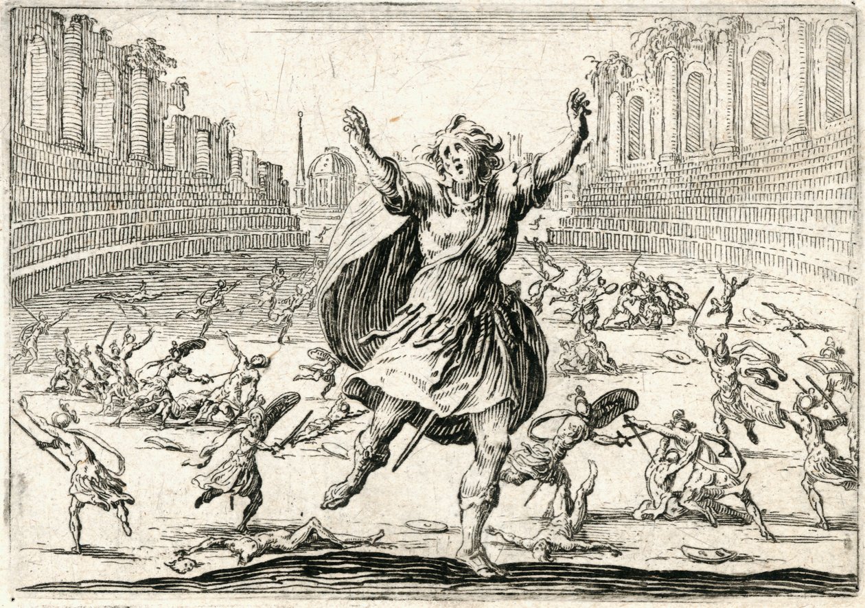 Caprices van verschillende figuren door Jacques Callot