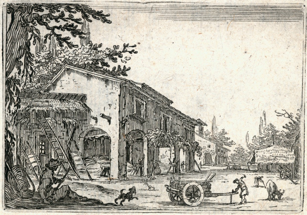 Caprices van verschillende figuren door Jacques Callot