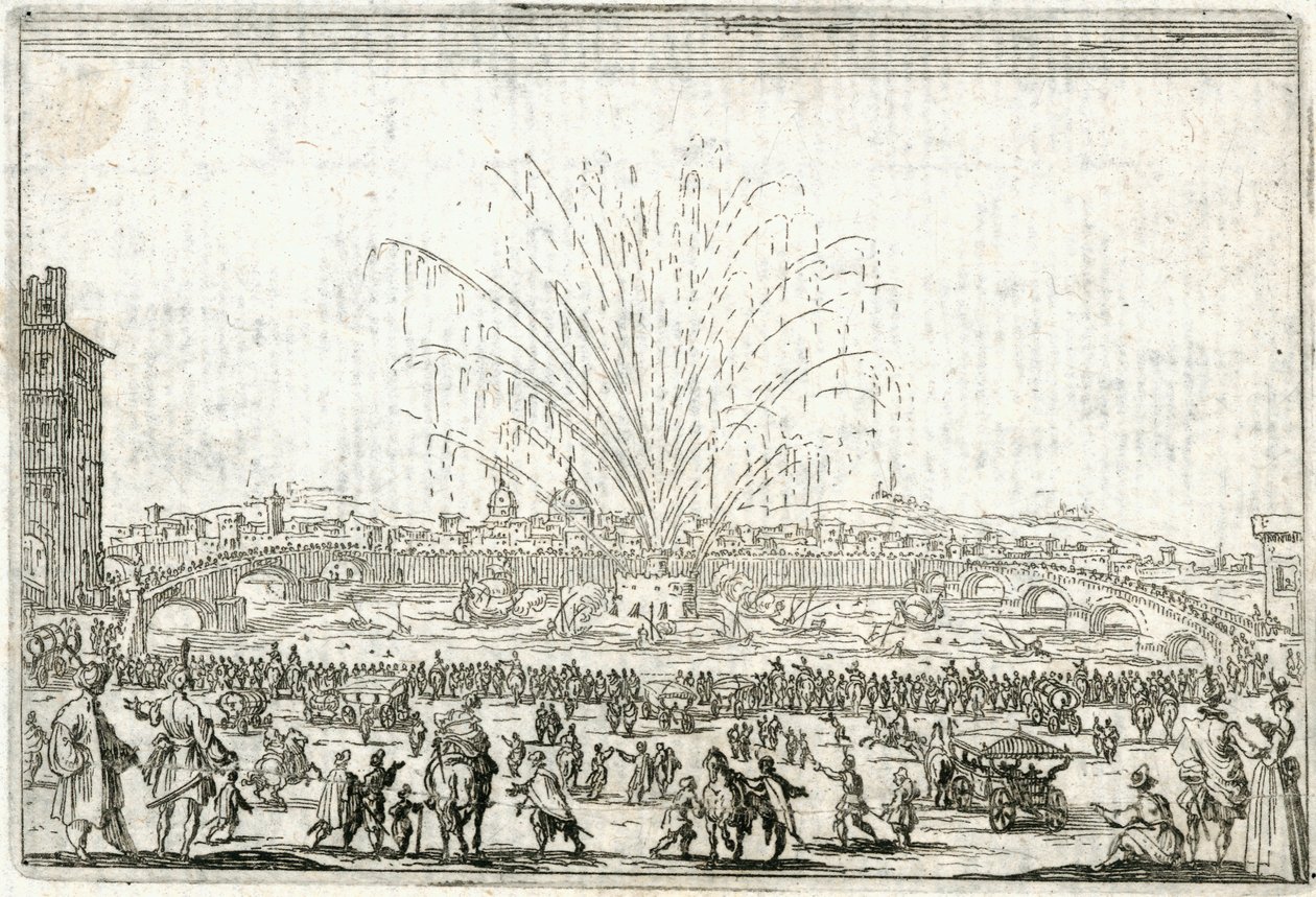 Caprices van verschillende figuren door Jacques Callot