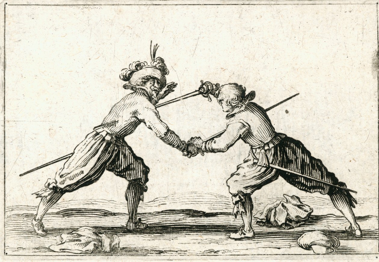 Caprices van verschillende figuren door Jacques Callot