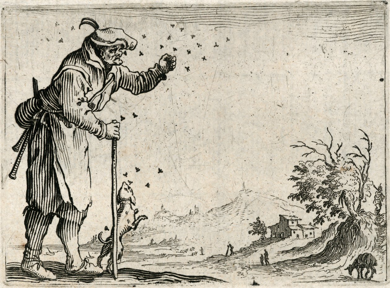 Caprices van verschillende figuren door Jacques Callot