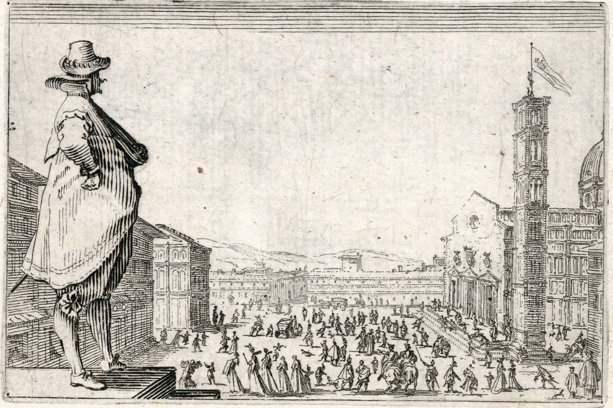 Caprices van verschillende figuren door Jacques Callot