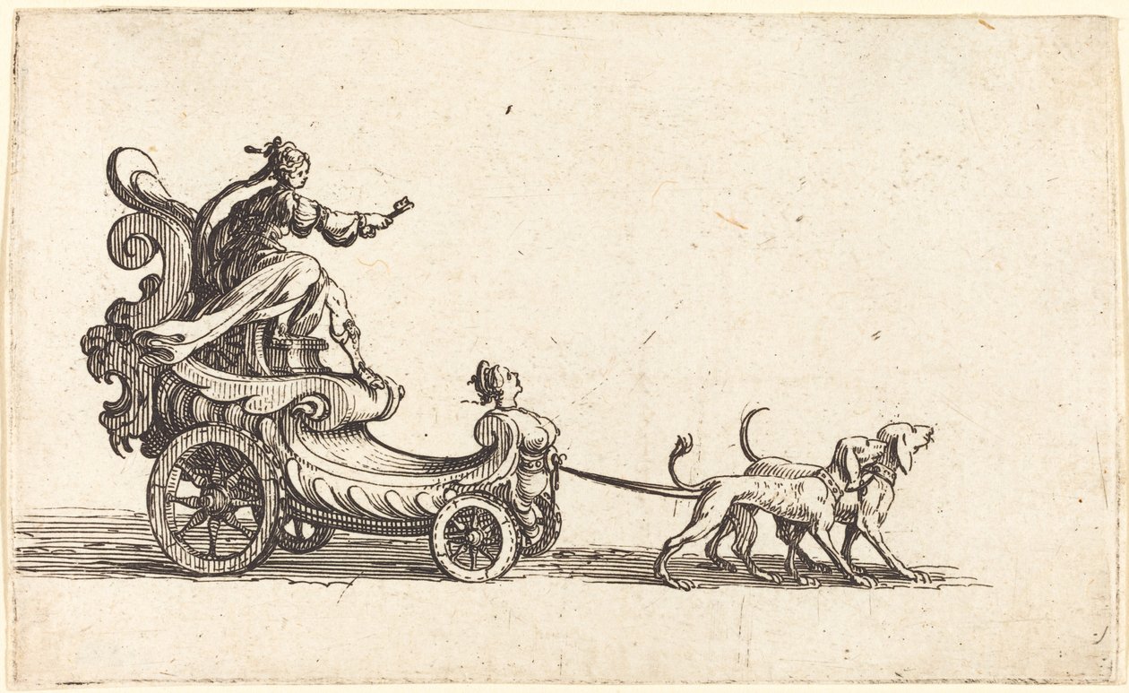 Intocht van Monseigneur Henry de Lorraine, Markies de Moy, onder de naam Pirandre door Jacques Callot