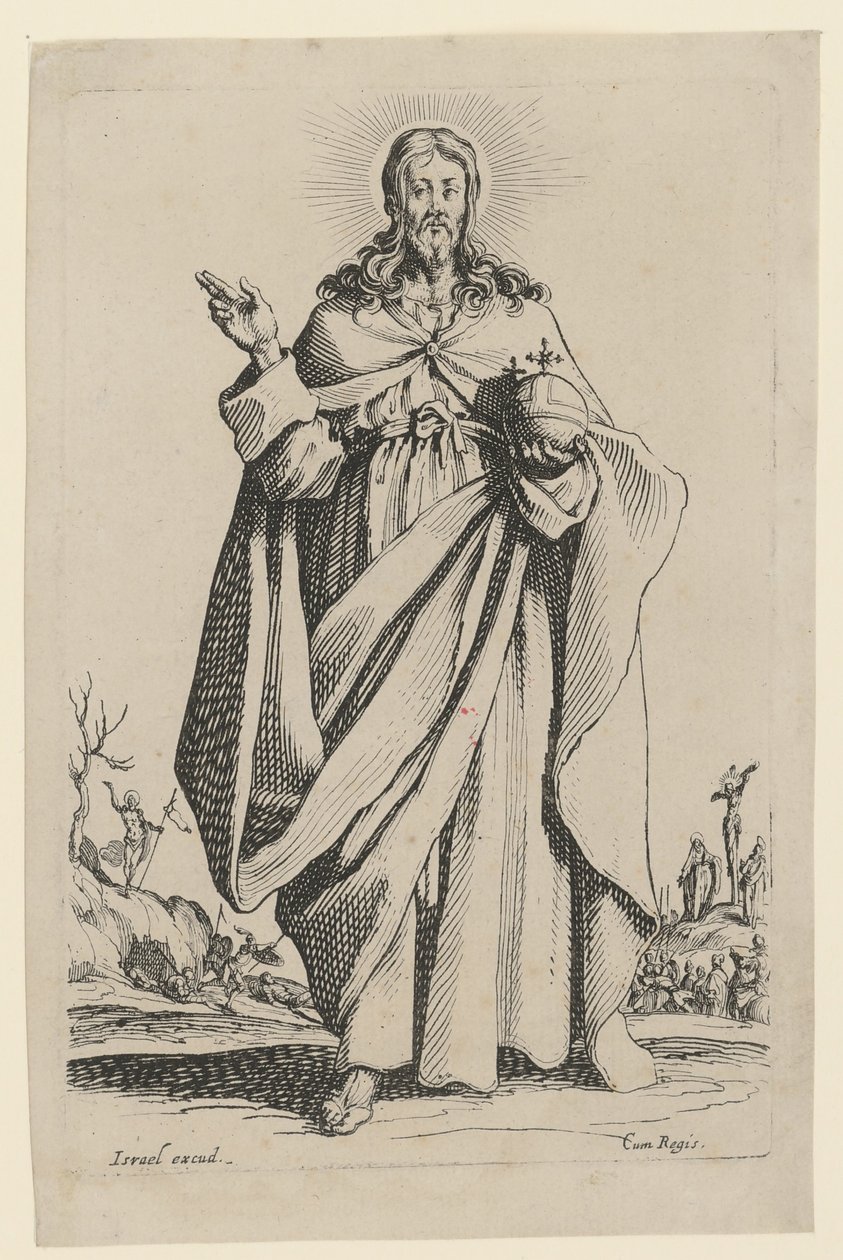 Verlosser, blad 2 van de serie „Jezus, de twaalf apostelen en Maria“ door Jacques Callot